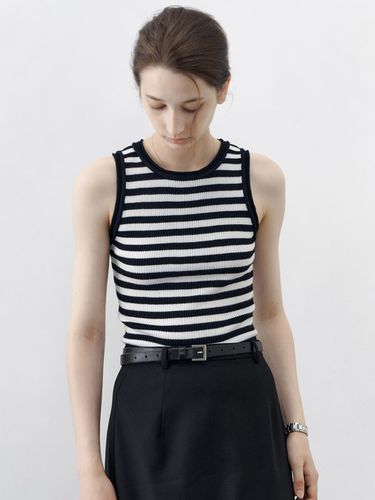 TG_Basic striped sleeveless top - tageechita - Modalova