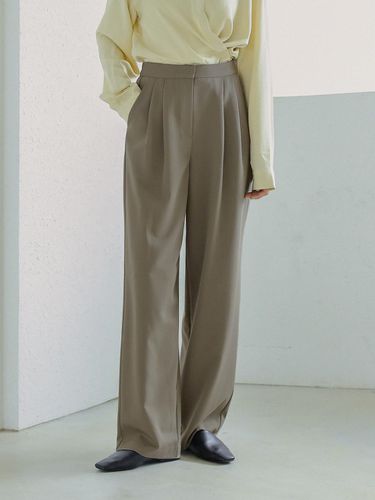 Blend wool BANDING wide pants - KELLY DONAHUE - Modalova