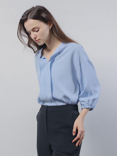 Tencel slit belted blouse - KELLY DONAHUE - Modalova