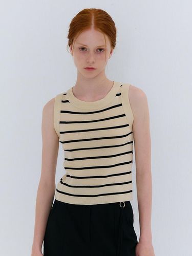 SUMMER ROUND SLEEVELESS KNIT - camino - Modalova