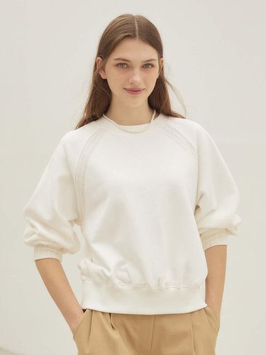 Cable Sweatshirt - Off White - ourhope - Modalova