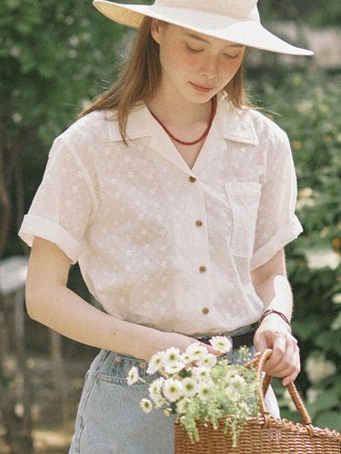 Atelier Flower Shirt - White - ourhope - Modalova