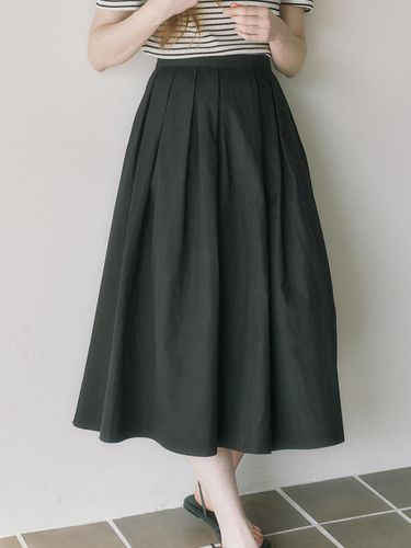 Jane Flared Skirt - Black - ourhope - Modalova