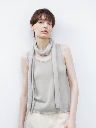 TG_Basic wool narrow scarf_LIGHT GRAY - tageechita - Modalova