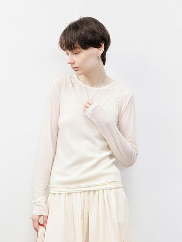 TG_Basic round long sleeve top_IVORY - tageechita - Modalova