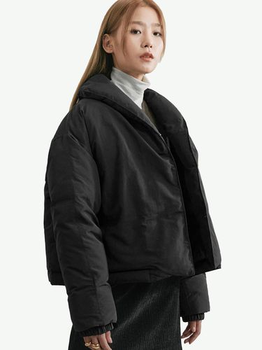 Shawl collar cropped down short padded Jacket - MONGDOL - Modalova