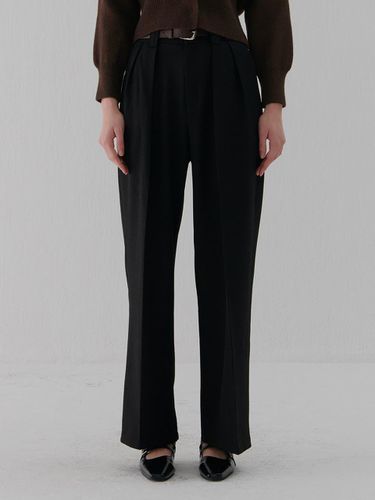 BELT WIDE PANTS BLACK - camino - Modalova