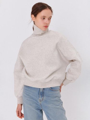 NAPPING TURTLENECK SWEATSHIRT - camino - Modalova