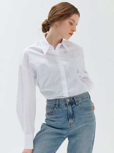 OVER SIZE SHIRT WHITE - camino - Modalova