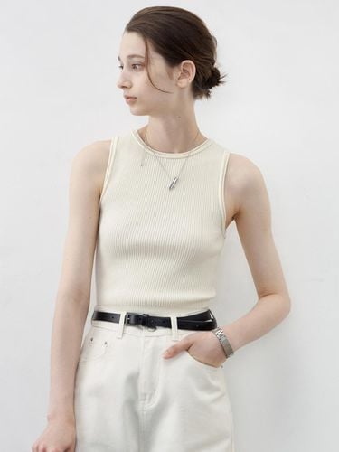 TG_Basic round sleeveless top_IVORY - tageechita - Modalova