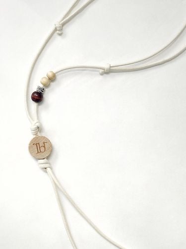 Wooden Token Necklace (White) - Rubati - Modalova