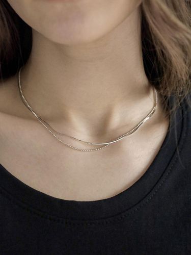 SILVER925 Double Layered Necklace - KELLY DONAHUE - Modalova