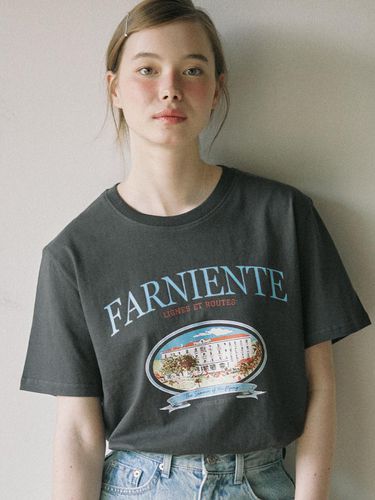 Farniente T-shirt - Dark Grey - ourhope - Modalova