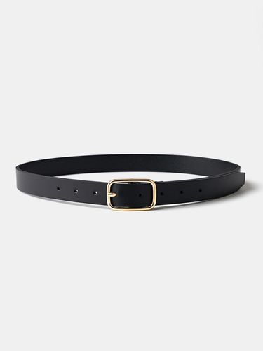 Vintage Gold Square Belt - Black - LOEIL - Modalova