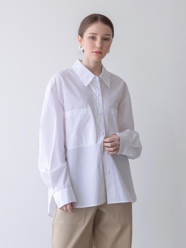 Classic pocket cotton shirt - KELLY DONAHUE - Modalova