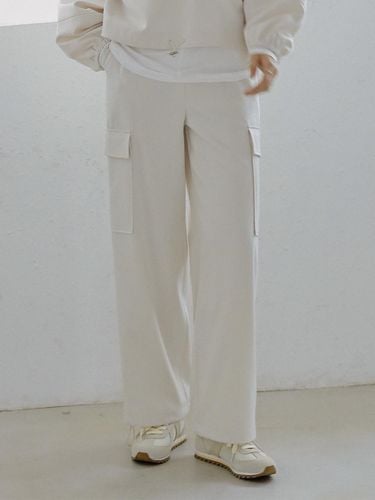 Soft pocket BANDING wide pants - KELLY DONAHUE - Modalova