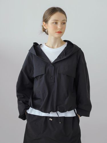 Anorak Volume Hood Blouse - KELLY DONAHUE - Modalova