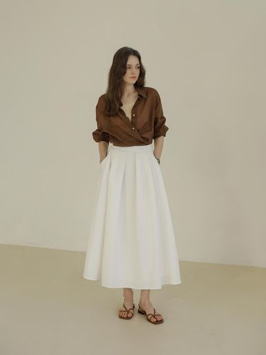 Volume BANDING flared skirt - KELLY DONAHUE - Modalova