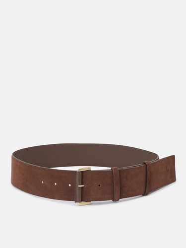 Wide Leather Belt - LUCKY CHOUETTE - Modalova