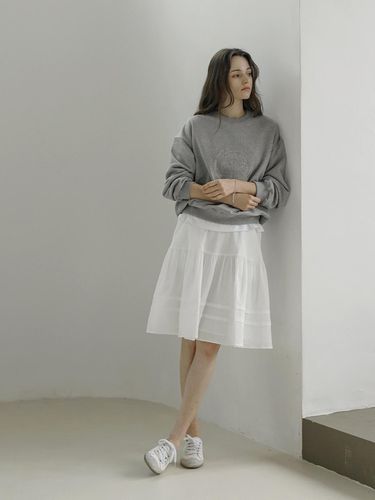 Wrinkle BANDING Teard Skirt - KELLY DONAHUE - Modalova