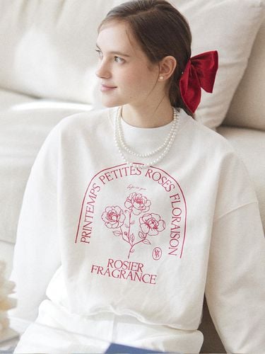 Petite Rose Sweatshirt - Off White - ourhope - Modalova