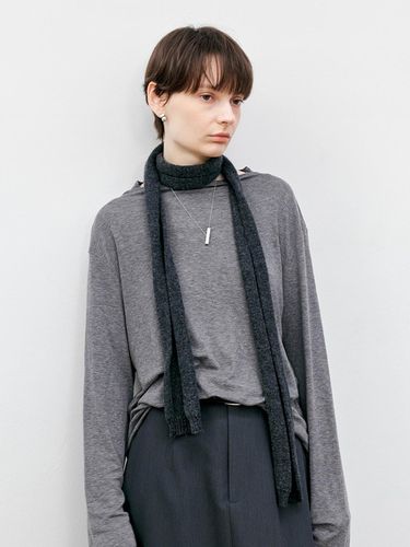 TG_Basic wool narrow scarf_GRAY - tageechita - Modalova