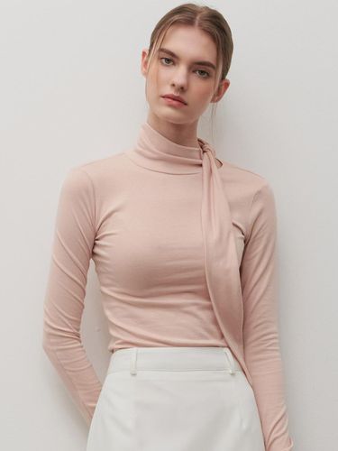 TIE NECK BLOUSE PINK - camino - Modalova