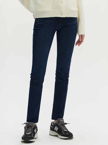 Low-Waist Skinny Jeans MDPT038DBLUE - MONGDOL - Modalova