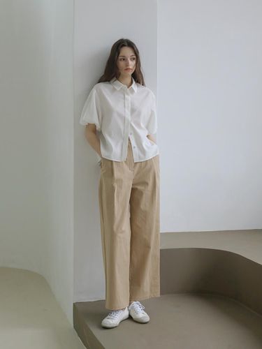 Cotton BANDING wide pants - KELLY DONAHUE - Modalova