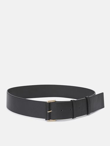 Wide Leather Belt - LUCKY CHOUETTE - Modalova