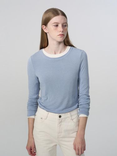 Wool tencel long sleeve t-shirt - DEPOUND - Modalova