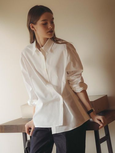 Side button slit wrap shirt - TILLIDIE - Modalova