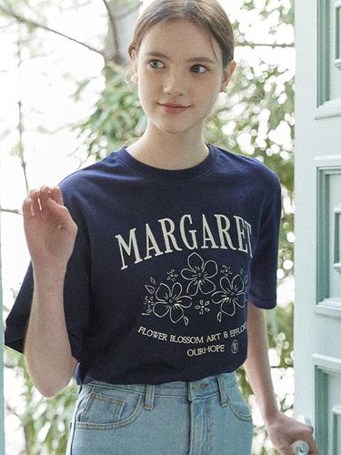 Margaret T-shirt - Navy - ourhope - Modalova