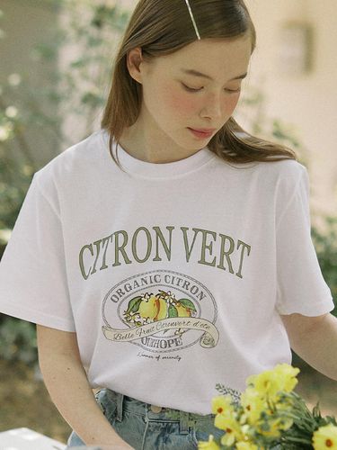 Citron Vert T-shirt - White - ourhope - Modalova