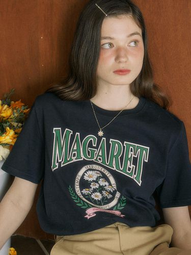 Margaret Artwork T-shirt - Navy - ourhope - Modalova