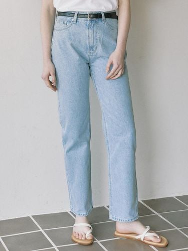 Harper Straight Denim Pants - Blue - ourhope - Modalova