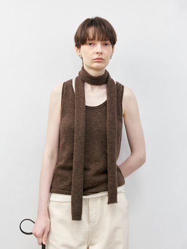 TG_Basic wool sleeveless top_BROWN - tageechita - Modalova