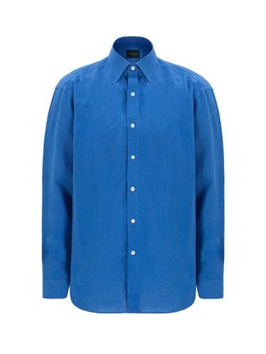 ALCSH015 Comfort Linen Shirt_Blue - ALL CLASSIC - Modalova