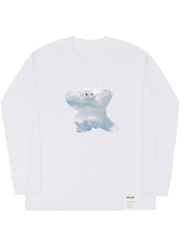 UNISEX] Big Cloud Bear Smile Long Sleeve T-shirt_ - GRAVER - Modalova