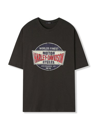 Men's Harley Box Short Sleeve Tee (CHGREY) - ADHOC - Modalova