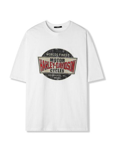 Men's Harley Box Short Sleeve T-Shirt () - ADHOC - Modalova