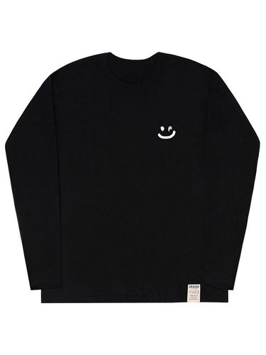 UNISEX] Small Drawings Smile Long Sleeve T-shirt_ - GRAVER - Modalova