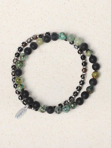 Tablelet Stone Bracelet SET - Deep Green - HolidayVisitor - Modalova