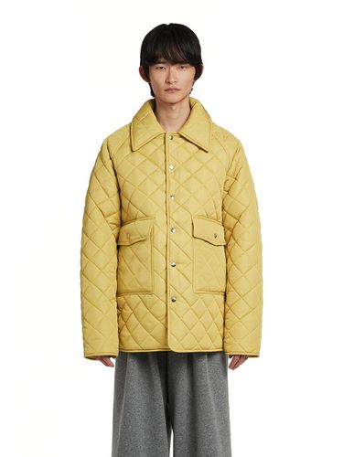 Collar Quilted Jacket_YELLOW - Trunk Project - Modalova