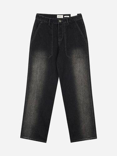 Men's stitch wide denim pants BOCDP363M - bensherman - Modalova