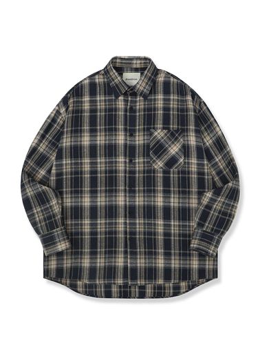 Oliver Check Shirt NAVY - AVANDRESS - Modalova