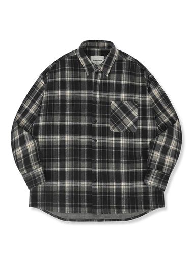 Aiden Check Shirt BLACK - AVANDRESS - Modalova