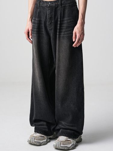 Coinlet Wide Denim Pants BLACK - AVANDRESS - Modalova