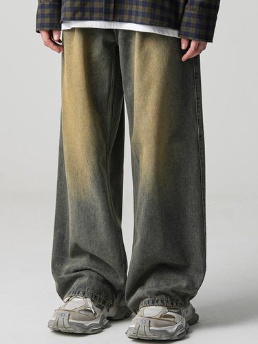 Coinlet Wide Denim Pants - AVANDRESS - Modalova