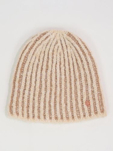 Rib Two tone Beanie_White - ELLIOTI - Modalova